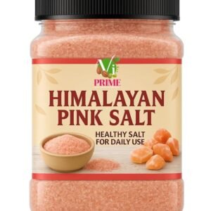 VI Prime Himalayan Pink Salt | Natural & Mineral-Rich Rock Salt | Coarse Grind | Healthy Salt for Daily Use |
