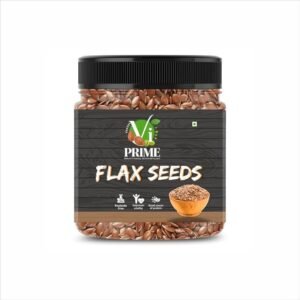 VI Prime Flax Seeds 100g | Raw & Natural | Rich in Omega-3, Protein & Fiber | Pesticide-Free | Boosts Immunity, Heart Health & Digestion
