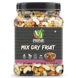 VI Prime Premium Mix Dry Fruits 1000g | Unsalted & Pesticide-Free | Almonds, Cashews, Raisins, Dates, and More | Rich in Protein, Fiber & Antioxidants | Healthy Snack for All Ages