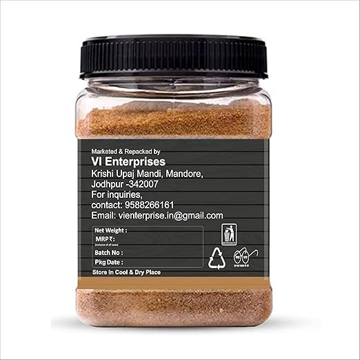 VI Prime Jaggery Powder | 100% Natural, Unrefined & Chemical-Free | Desi Gud Powder for Cooking & Sweetening | 250 Grams - Image 4