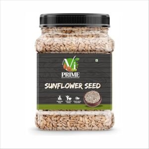VI Prime Sunflower Seeds | Raw & Natural | Rich in Protein & Fiber | Improves Vitality | Healthy Snack for All Ages | 100 Grams